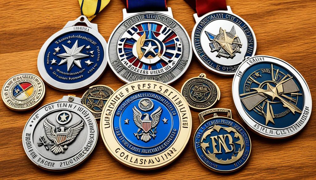 Custom commemorative medals