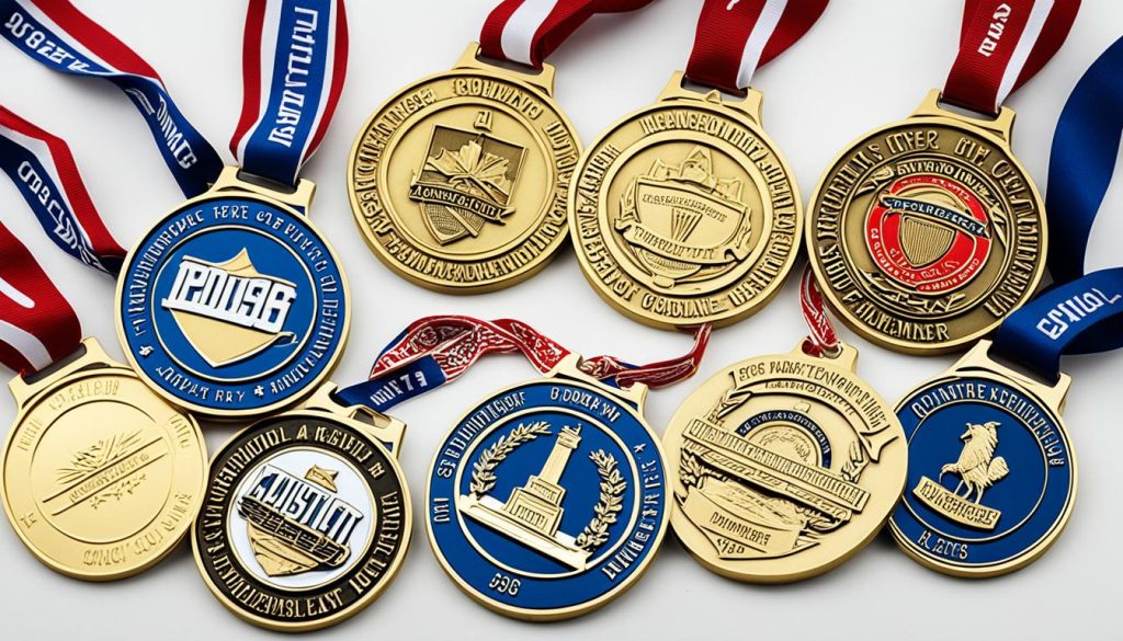 Custom-made commemorative medals