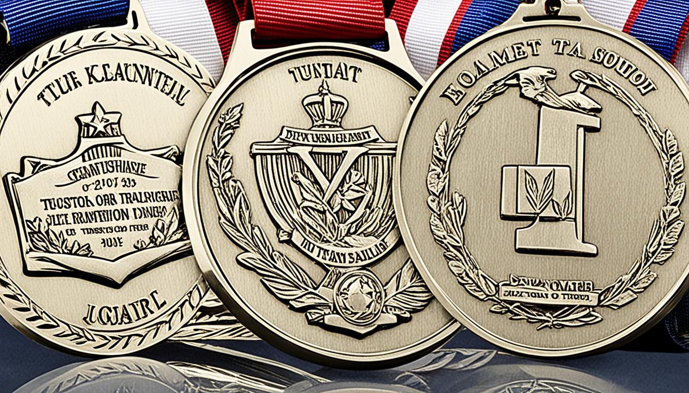 Custom Medals with Names and Dates - Personalized Awards