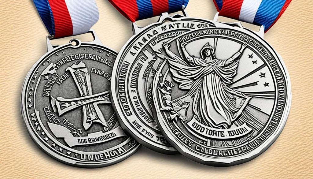 Durable customized medals