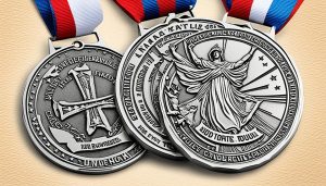 Durable customized medals