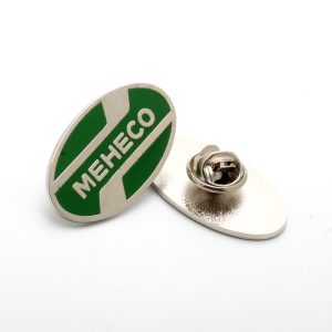 Green and white MEHECO badge on white background.