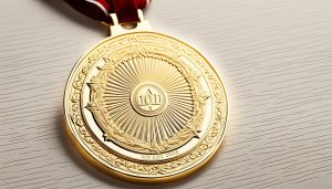 Timeless custom gold medals for prestigious events