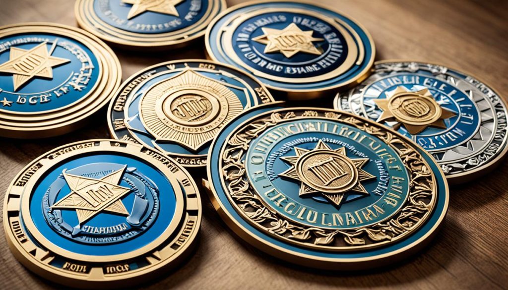 custom recognition medallions