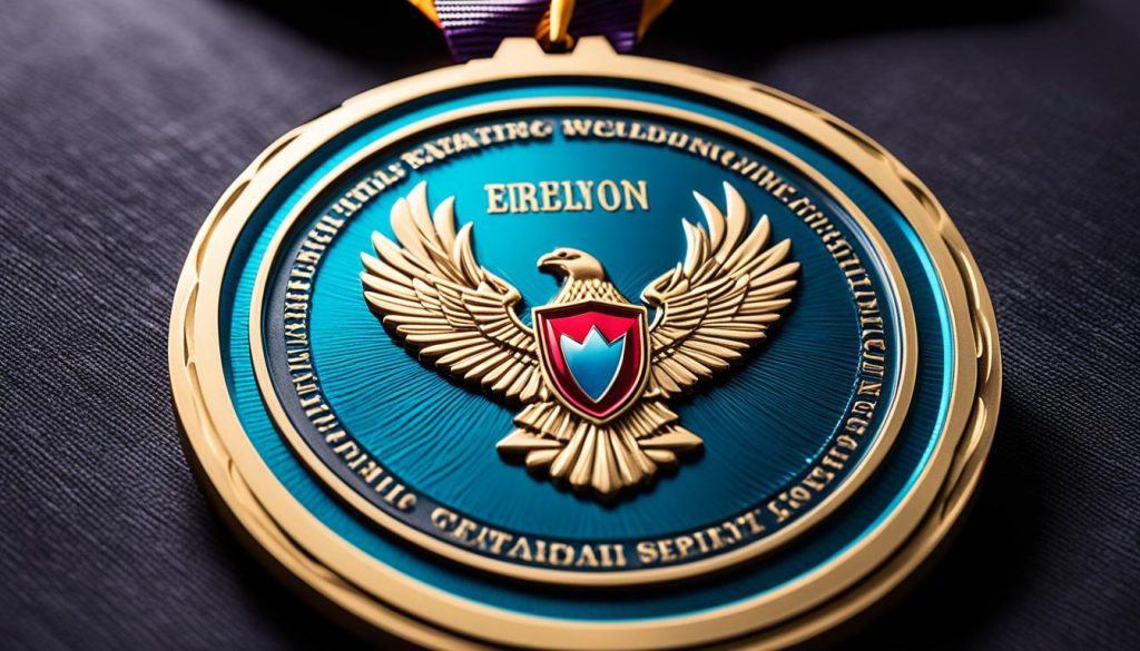 customized recognition medals