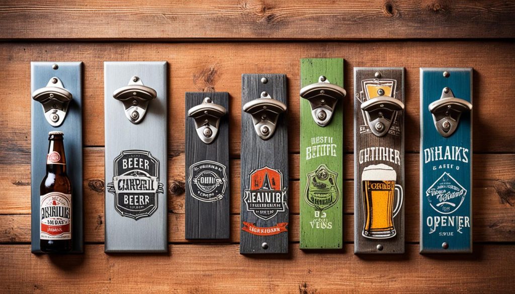 metal bottle opener wall mount