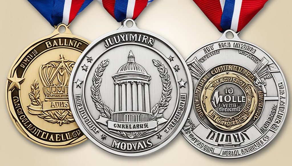 personalized award medals