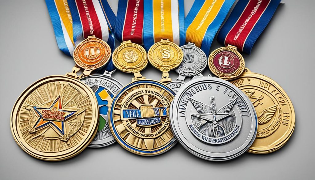 personalized award medals