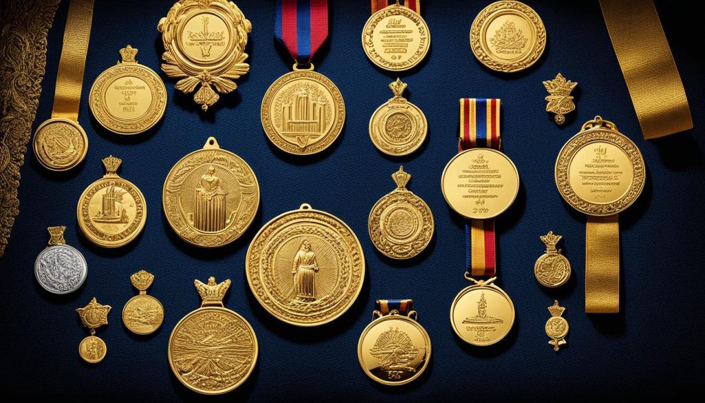 prestigious medals