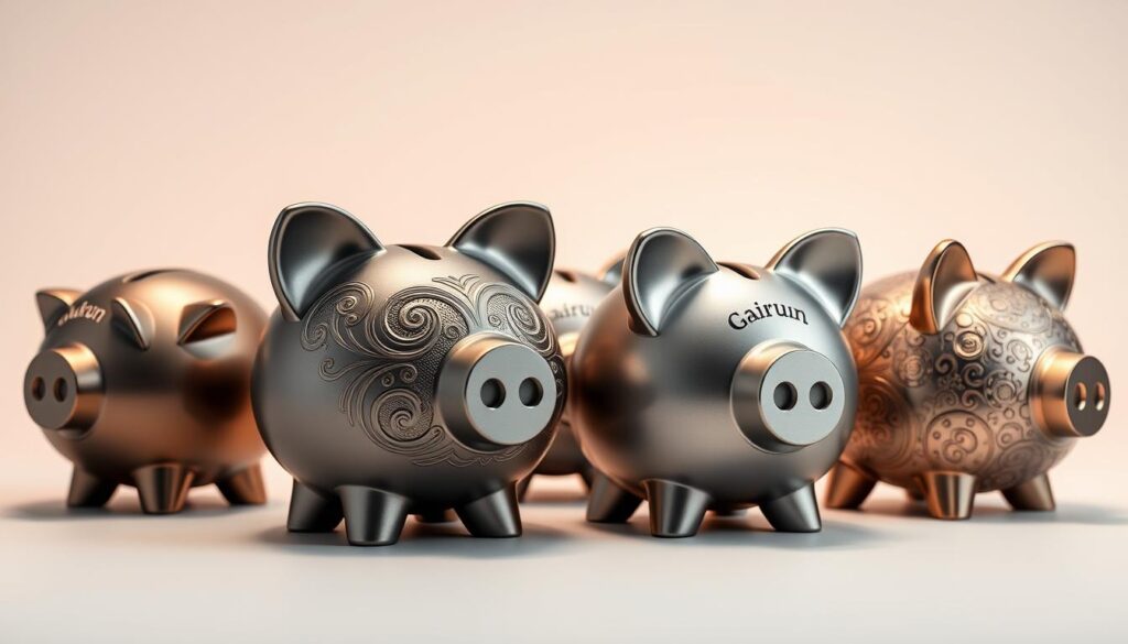 Best piggy bank for adults made of metal