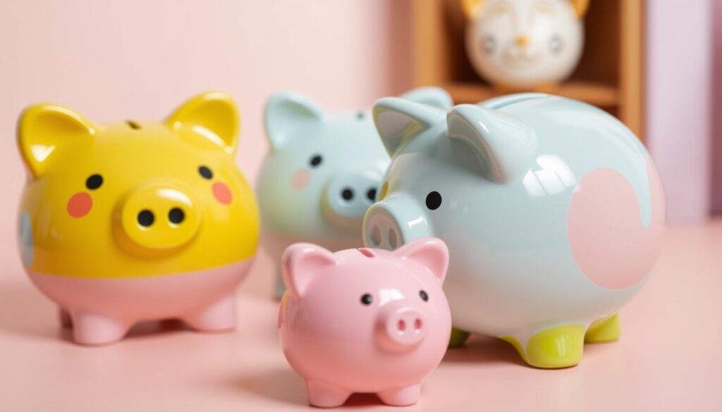 Durable ceramic piggy banks