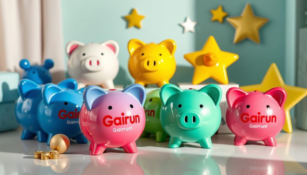 Durable metal piggy banks