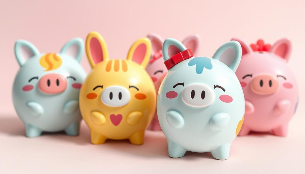 Gairun anime piggy banks