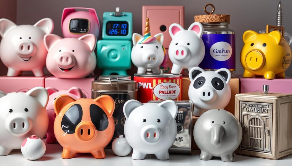 Types of piggy banks available on the market