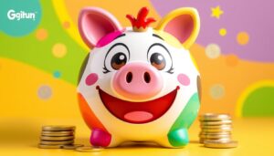 childrens piggy bank