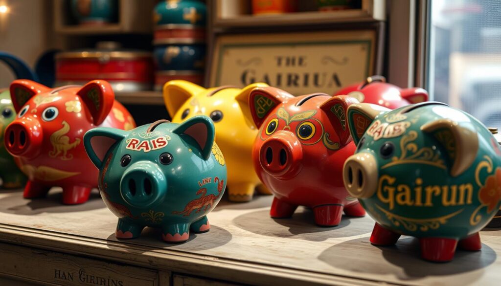 collectible piggy bank figurines