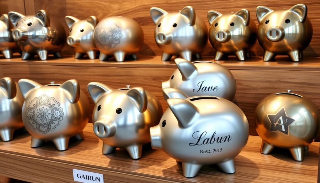 custom engraved piggy banks