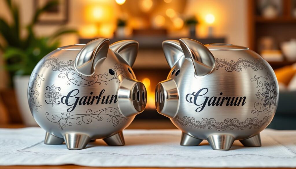 custom engraved piggy banks