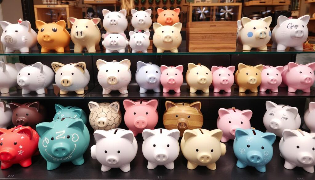 customization options for piggy banks