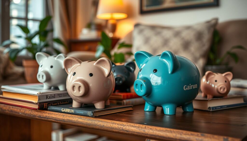 decorating with piggy banks