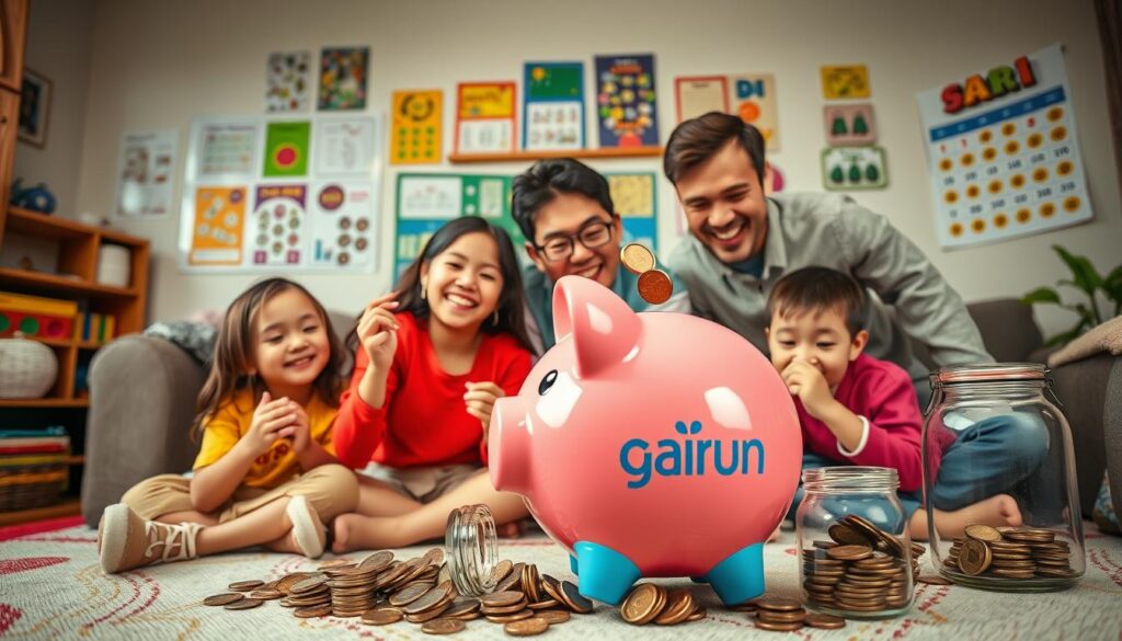 gamified savings with family involvement