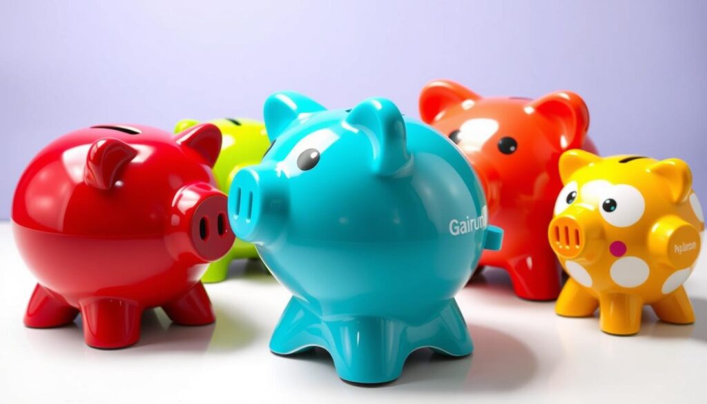 metal piggy banks