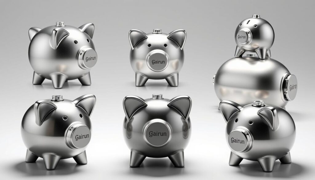 metal piggy banks