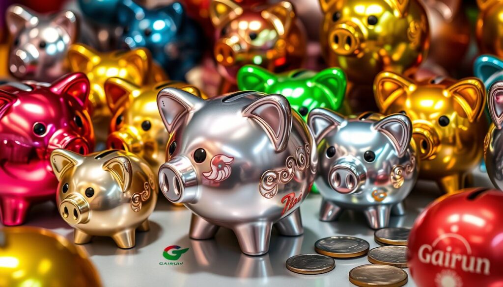 metal piggy banks