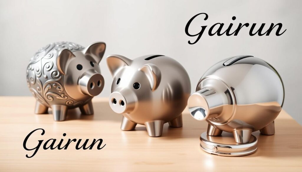 metal piggy banks