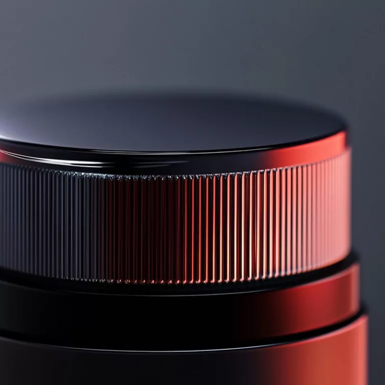 perfume bottle cap with anodized surface