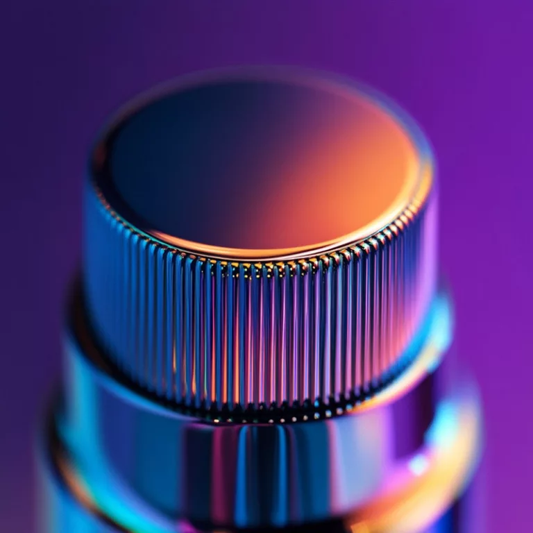 perfume bottle cap with electroplated surface