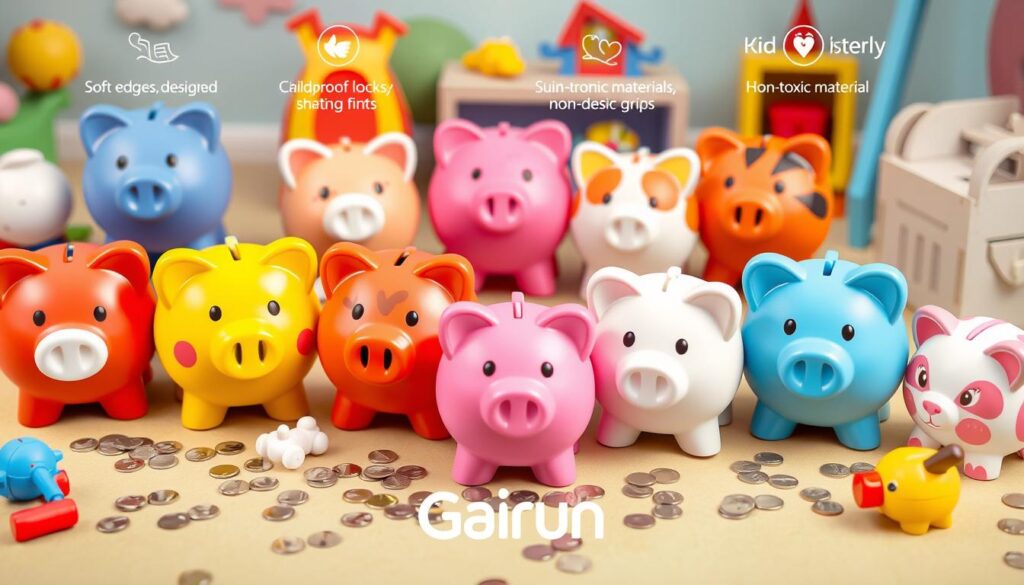 safety considerations for kids piggy banks