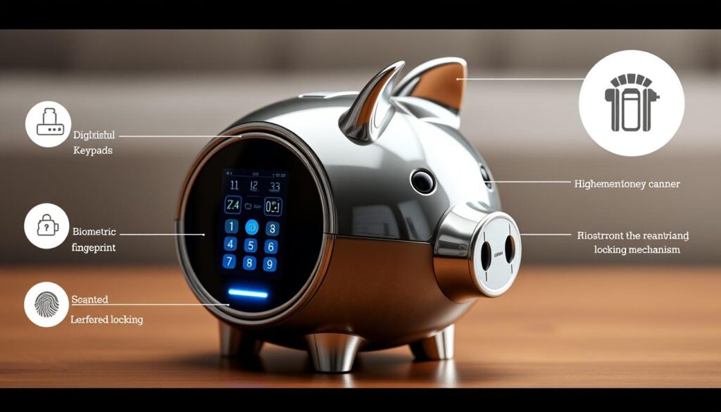 security features in piggy banks