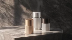 Comparison of aluminum and zinc alloy perfume caps