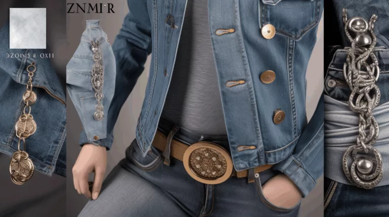 A premium collection of zinc alloy clothing accessories including buttons, zipper pulls, tags, and belt buckles manufactured by Gairun