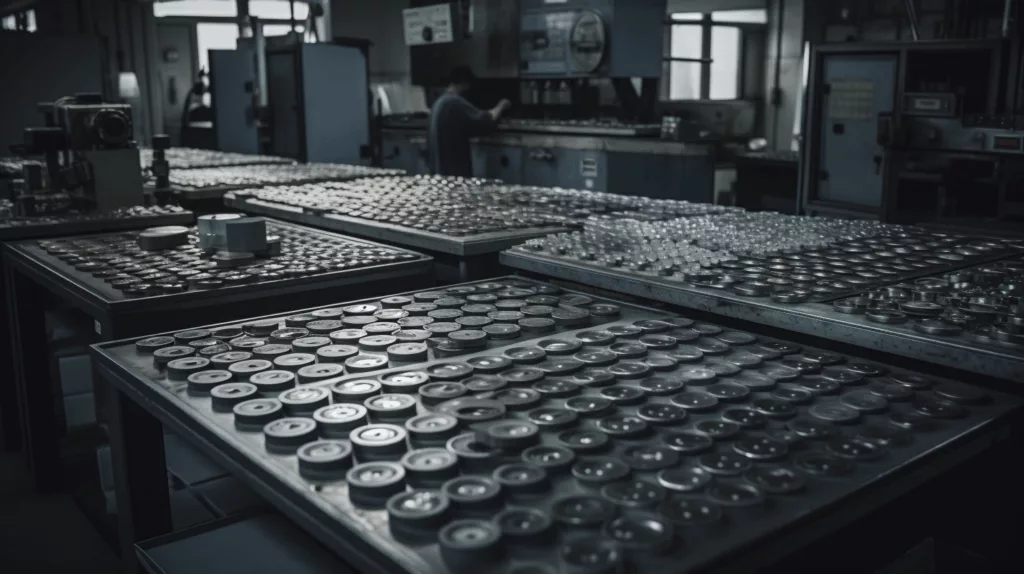 Gairun factory producing custom zinc alloy buttons with polishing and finishing processes