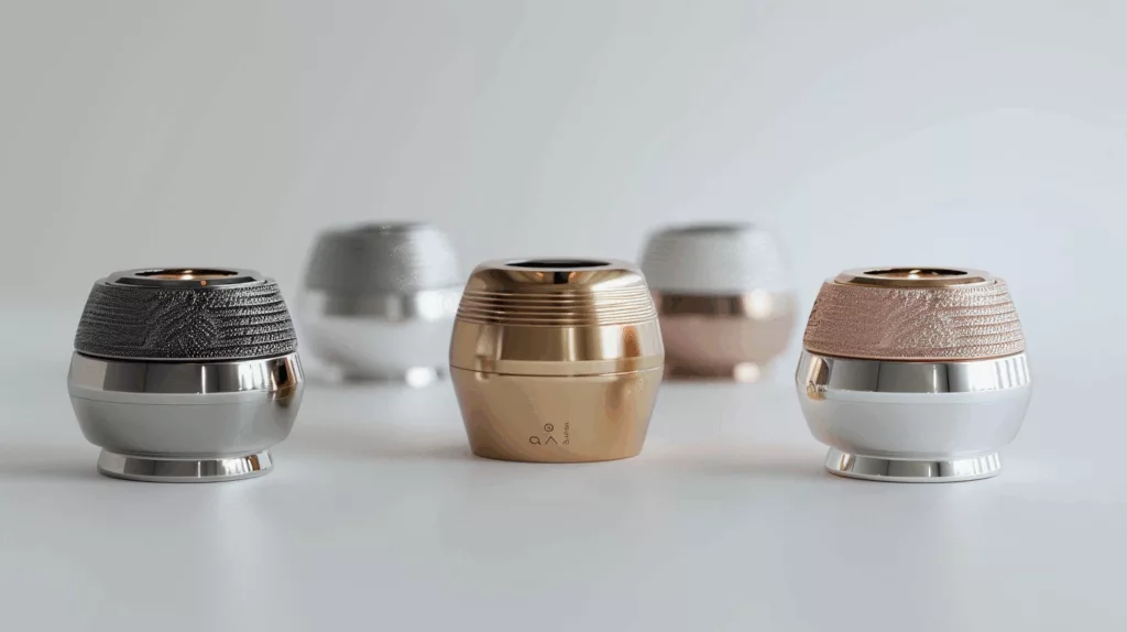 Futuristic Perfume Bottle Caps
