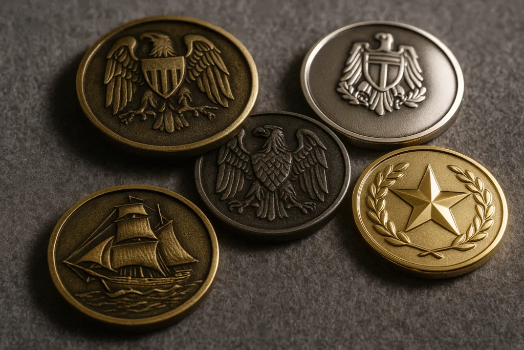 antique vs bright finish challenge coins antique vs bright finish challenge coins