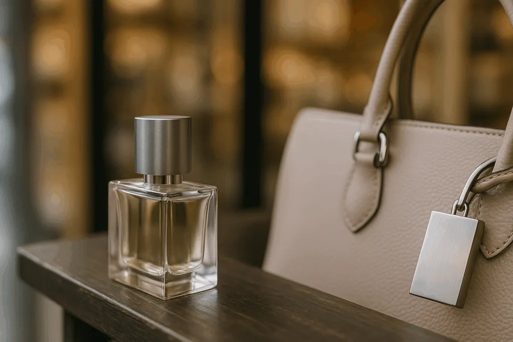 minimalist perfume caps boutique use