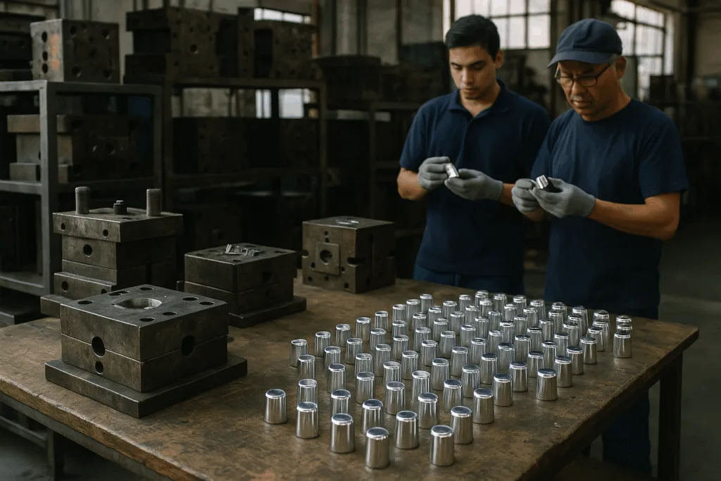 mold room die casting perfume caps 1