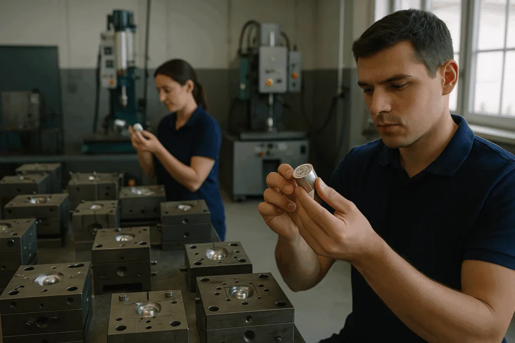 perfume cap die casting mold room