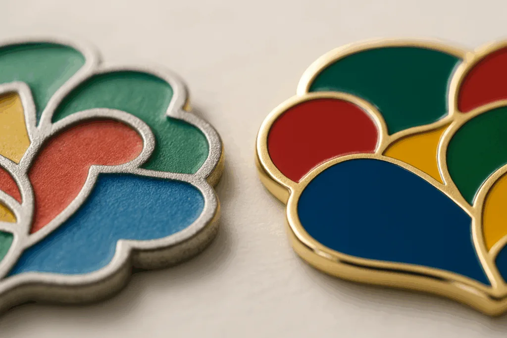 soft vs hard enamel badge comparison soft vs hard enamel badge comparison