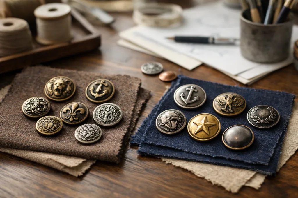 custom zinc brass buttons design custom zinc brass buttons design