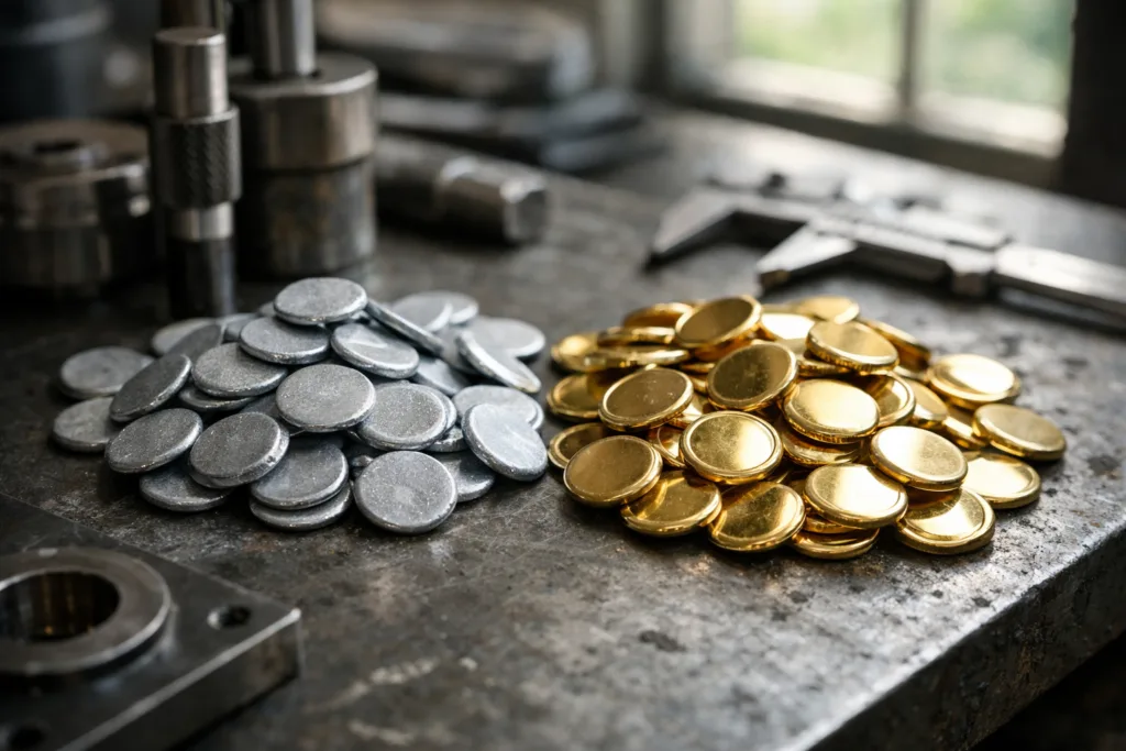 raw zinc alloy brass buttons raw zinc alloy brass buttons
