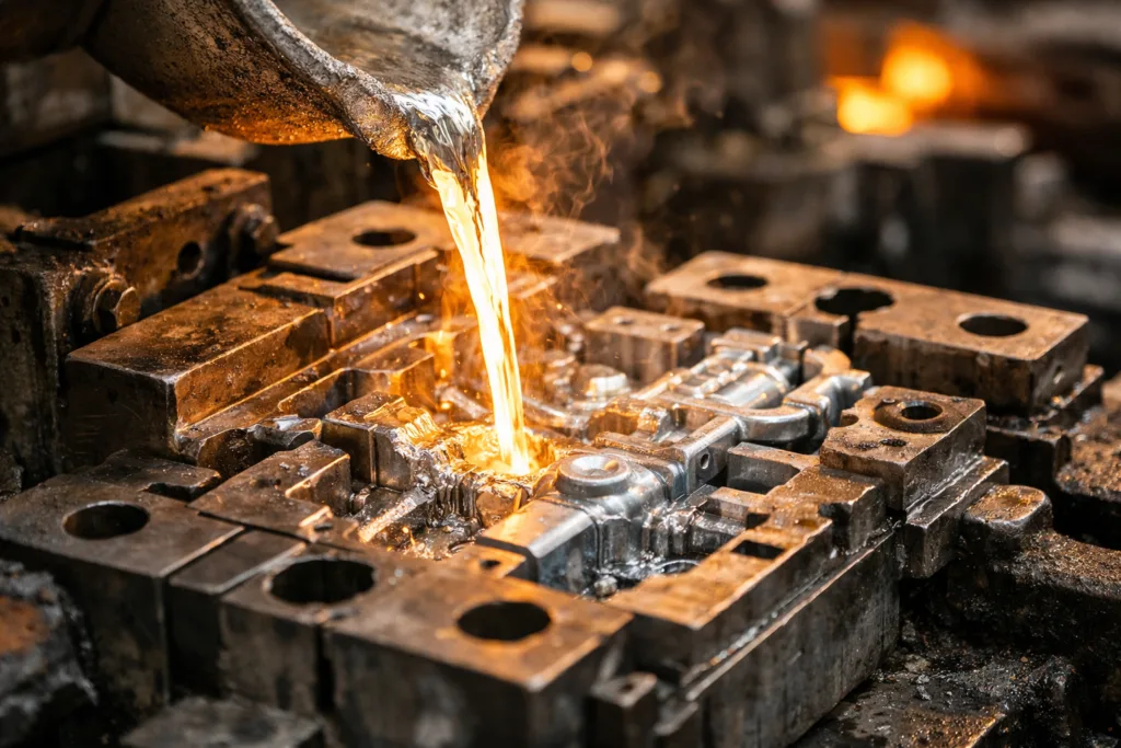 zinc alloy die casting process