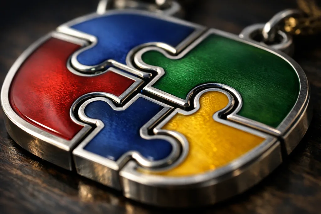 detail assembled puzzle medals series detail assembled puzzle medals series