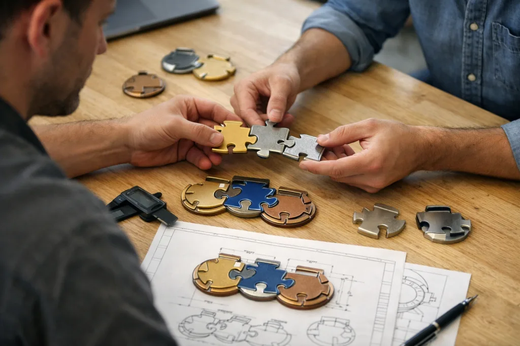 engineers interlocking puzzle medals design engineers interlocking puzzle medals design