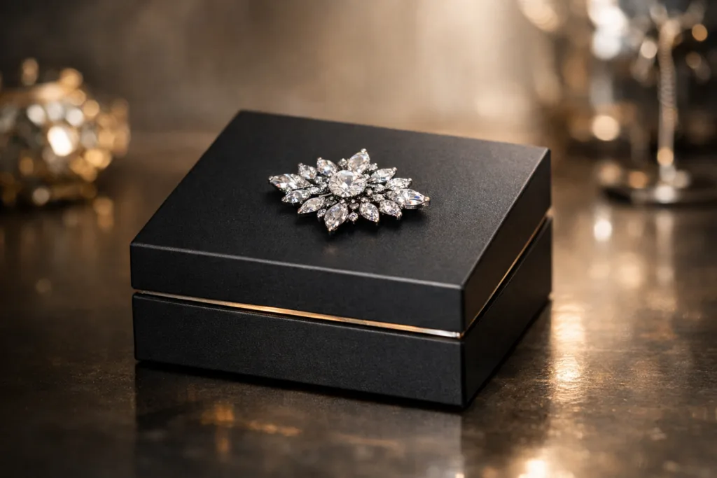 glitter pin luxury packaging glitter pin luxury packaging