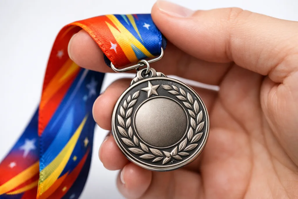 sublimation screen print custom ribbon medal sublimation screen print custom ribbon medal