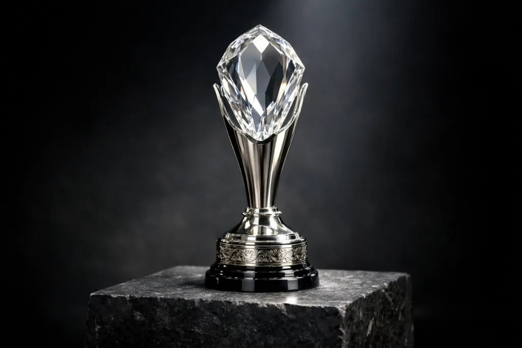 metal crystal trophy combination display metal crystal trophy combination display